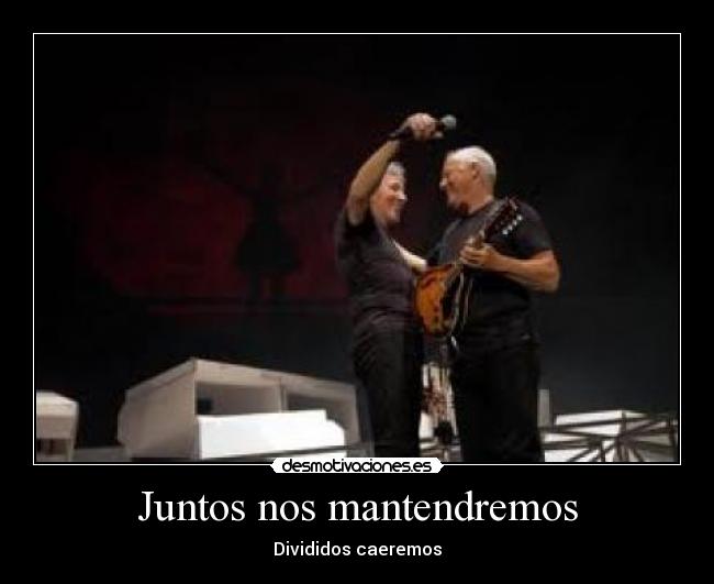 Juntos nos mantendremos - Divididos caeremos