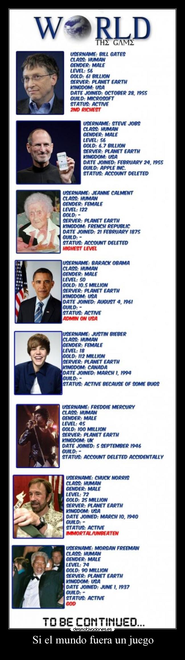 Si el mundo fuera un juego - 