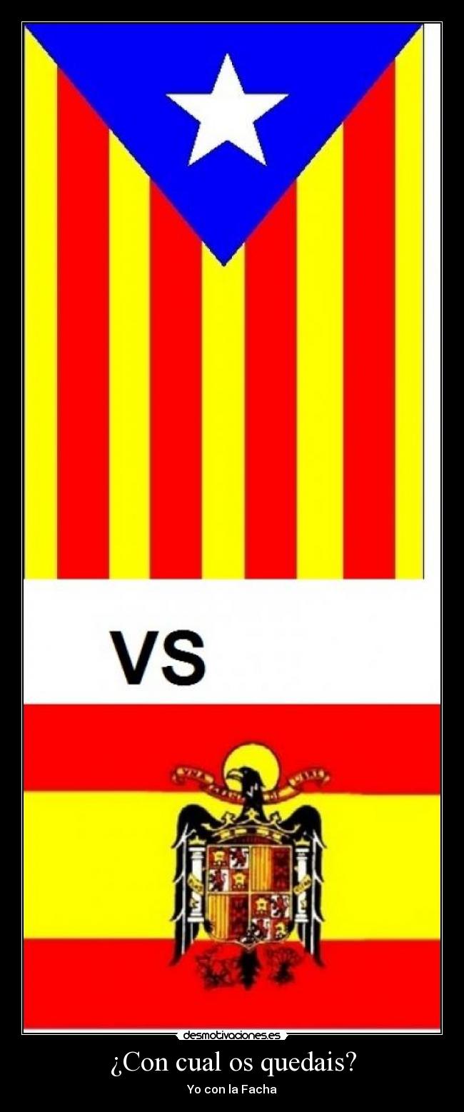 carteles espana facha franquismo independentismo catalan paisos catalans desmotivaciones