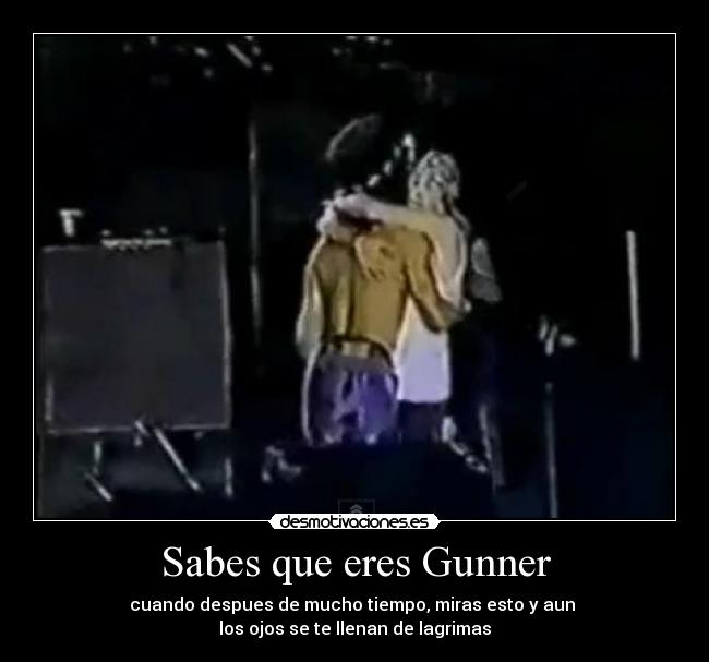 Sabes que eres Gunner - 