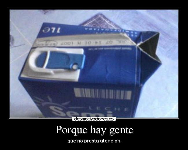 Porque hay gente - 