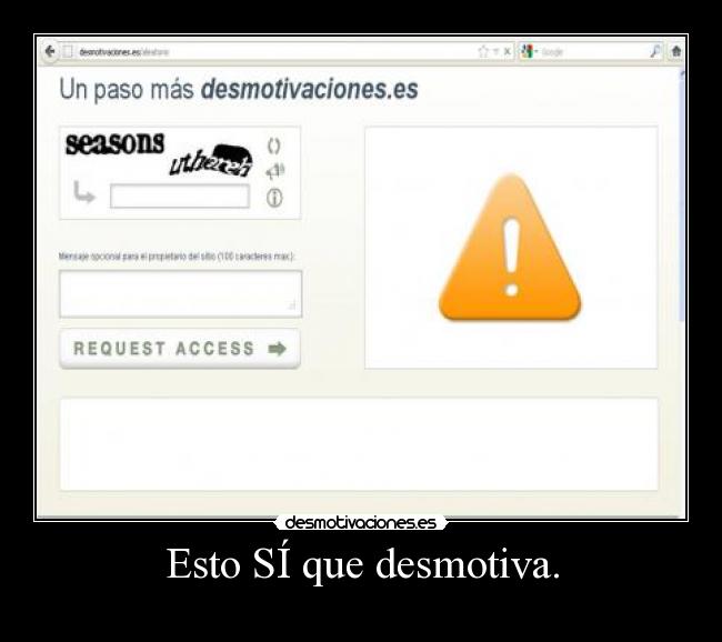 Esto SÍ que desmotiva. - 