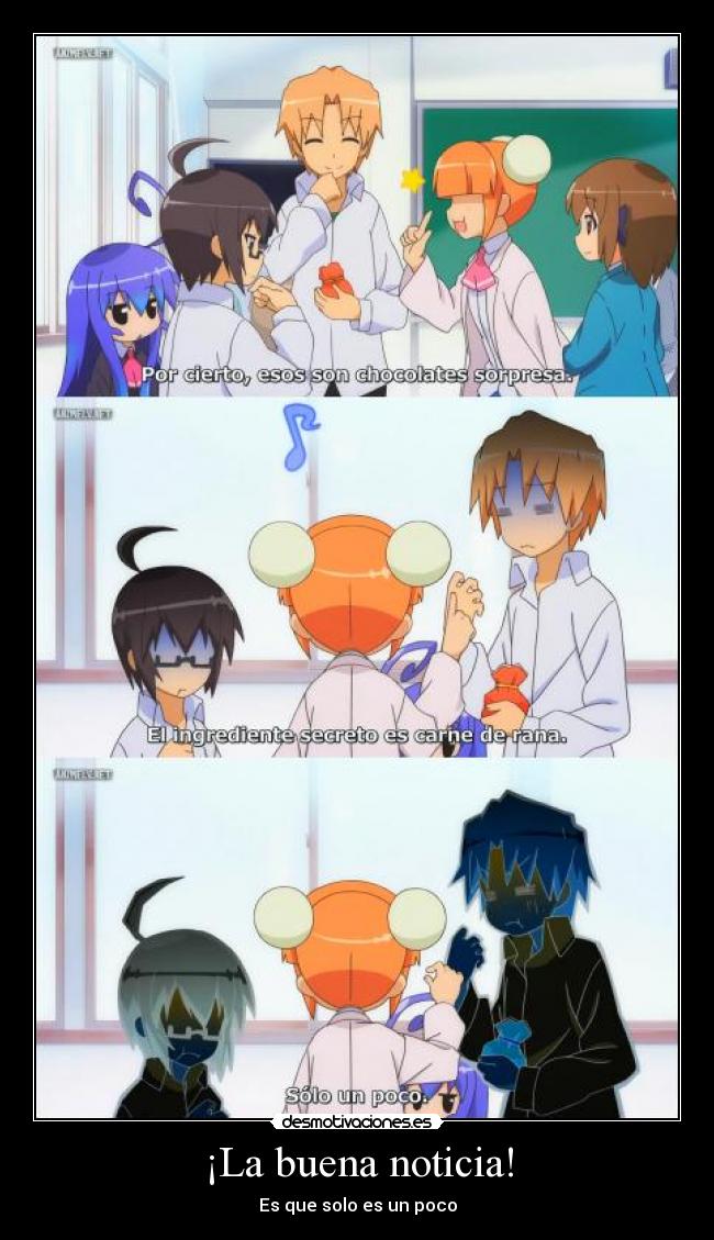 ¡La buena noticia! -