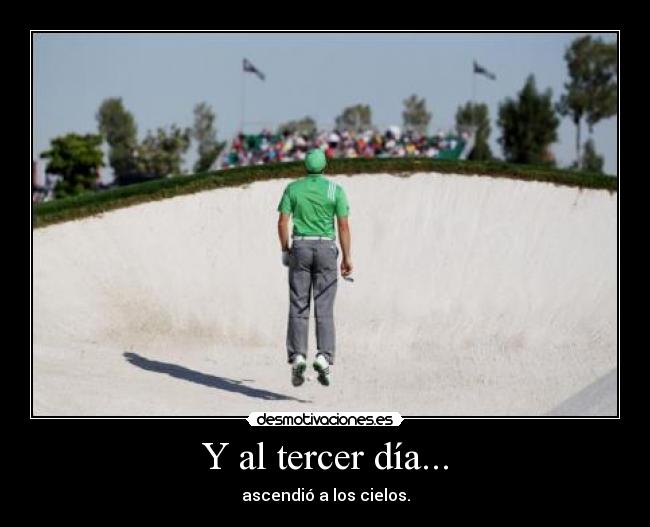 carteles golfista divino jason desmotivaciones