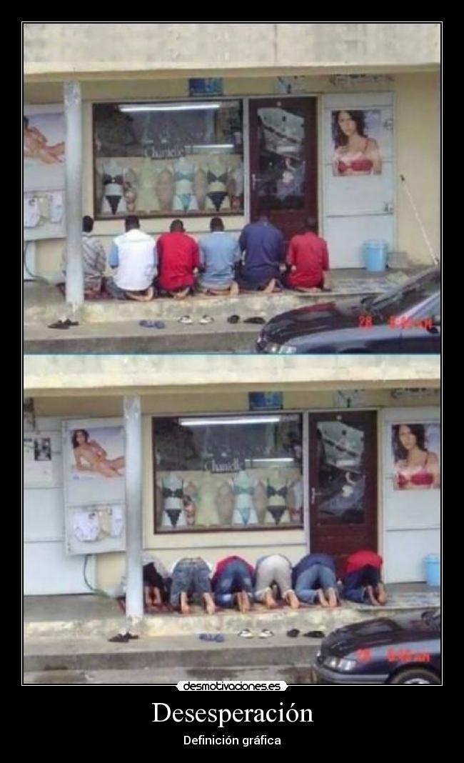 Desesperación - Definición gráfica
