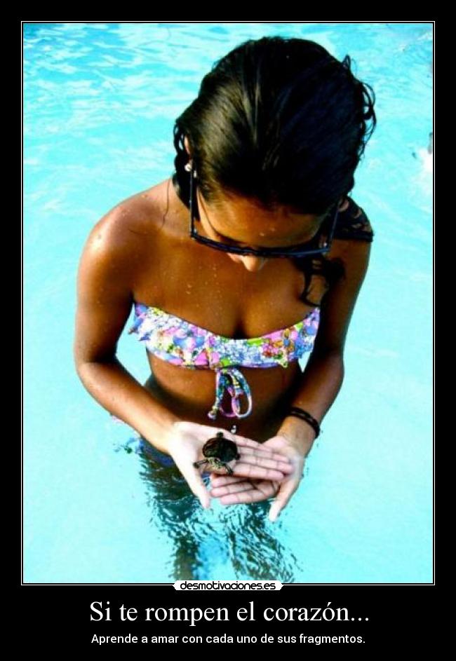 Si te rompen el corazón... - Aprende a amar con cada uno de sus fragmentos.