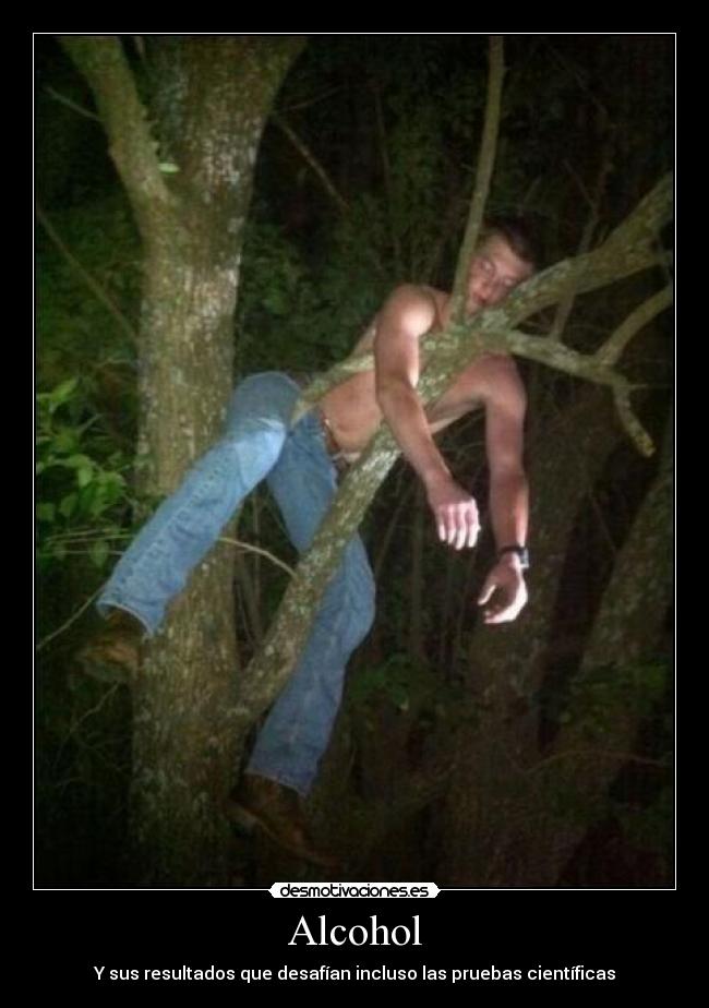 Alcohol - Y sus resultados que desafían incluso las pruebas científicas