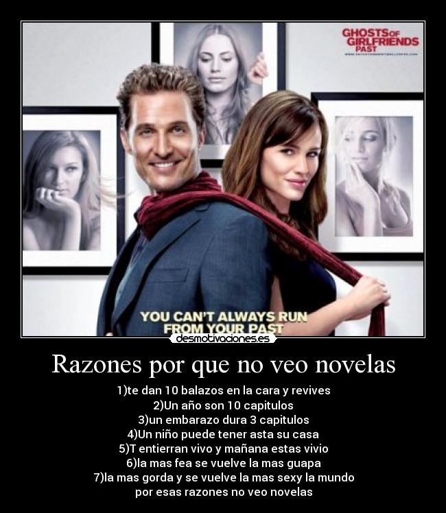 Razones por que no veo novelas -