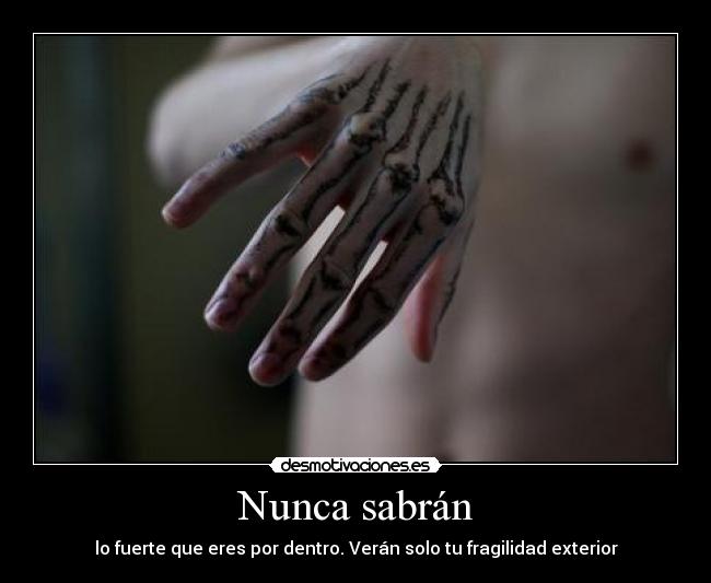 Nunca sabrán - 