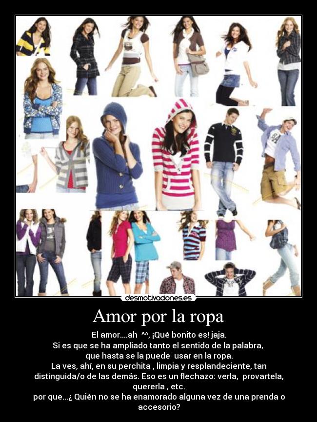 Amor por la ropa - 