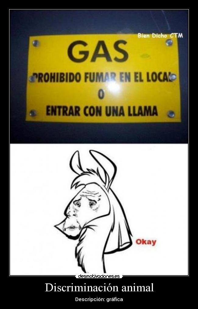 Discriminación animal -