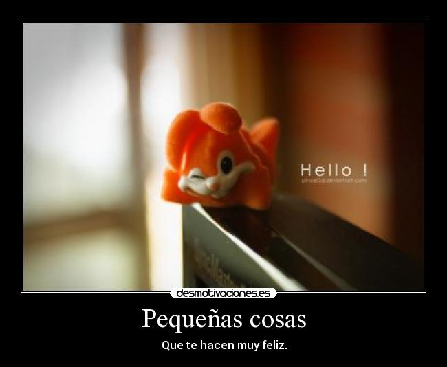 Pequeñas cosas -