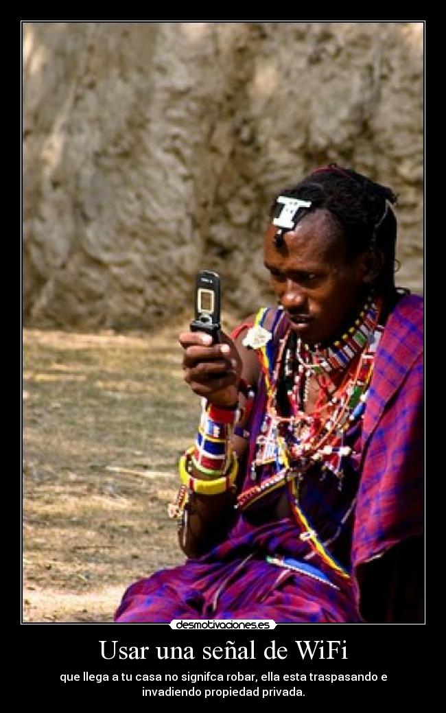 Usar una señal de WiFi -