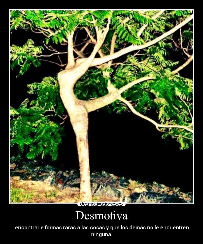 carteles arbol con forma bailarina clasica desmotivaciones