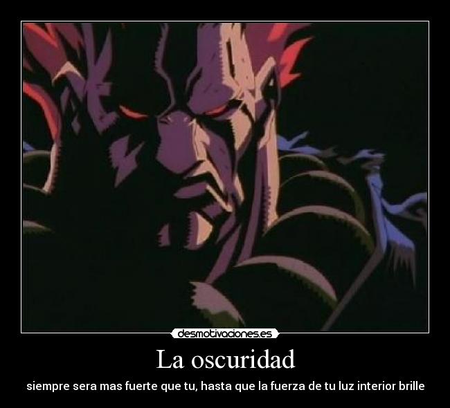 La oscuridad -