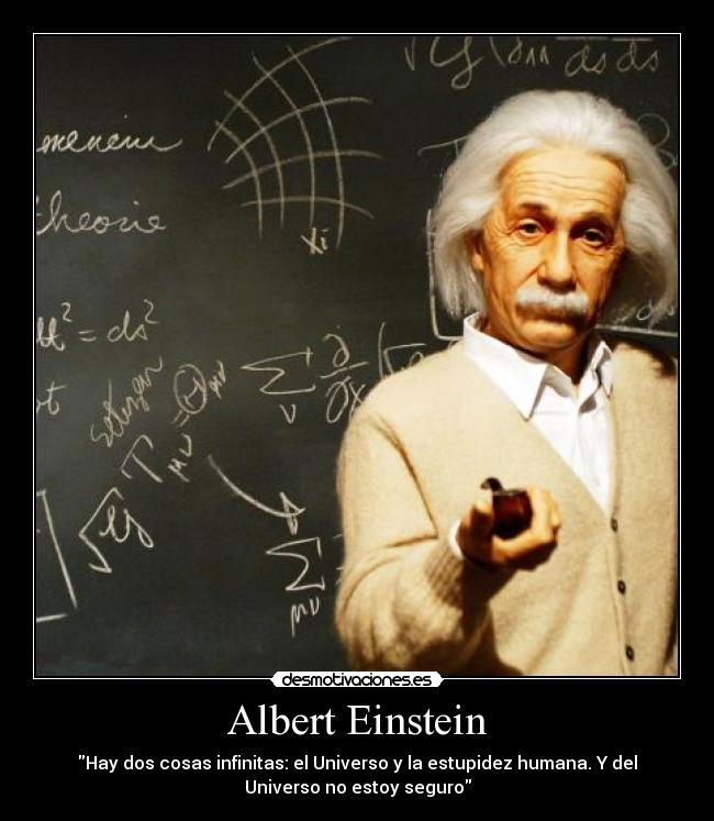 Albert Einstein -