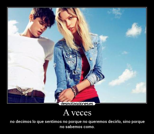 A veces -