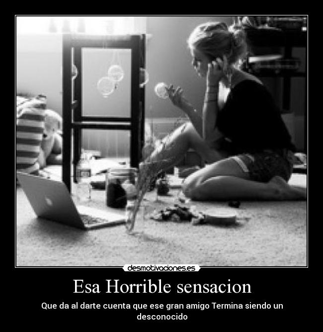 Esa Horrible sensacion - 