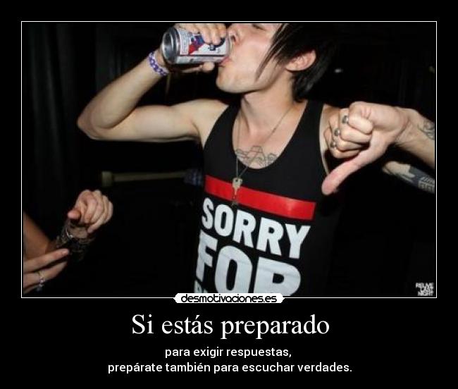 Si estás preparado -