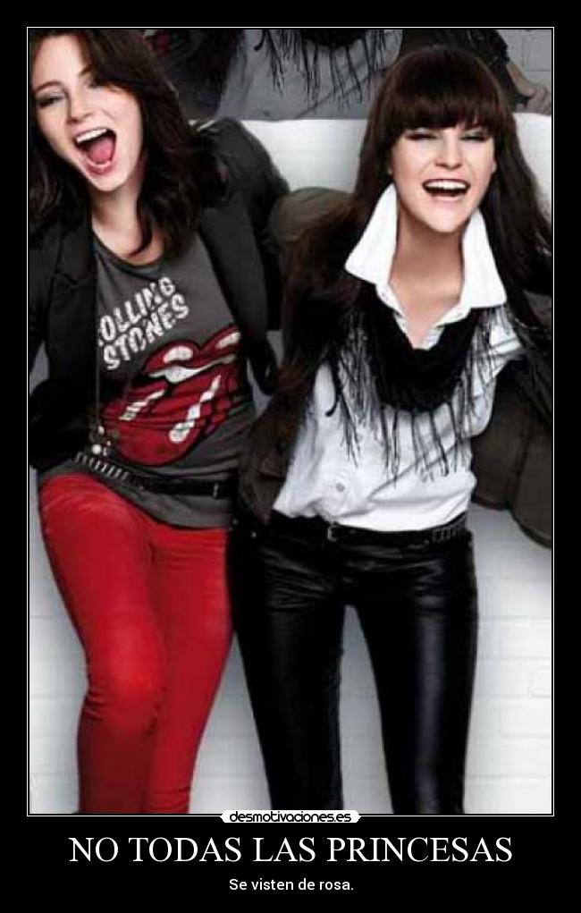 NO TODAS LAS PRINCESAS - Se visten de rosa.