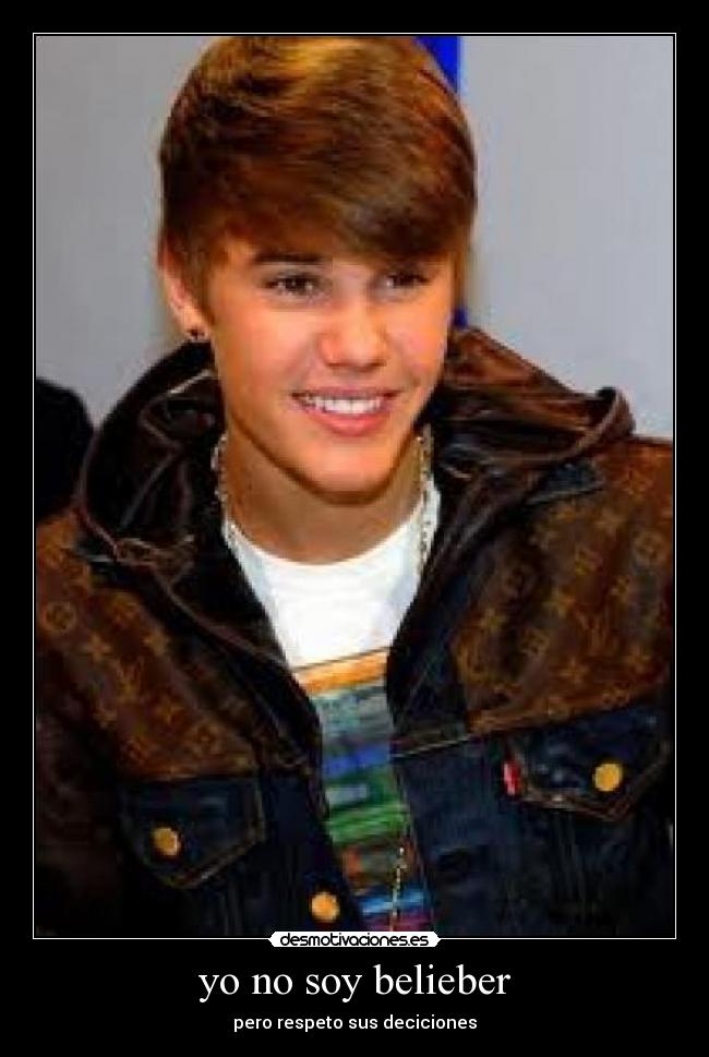 yo no soy belieber - 