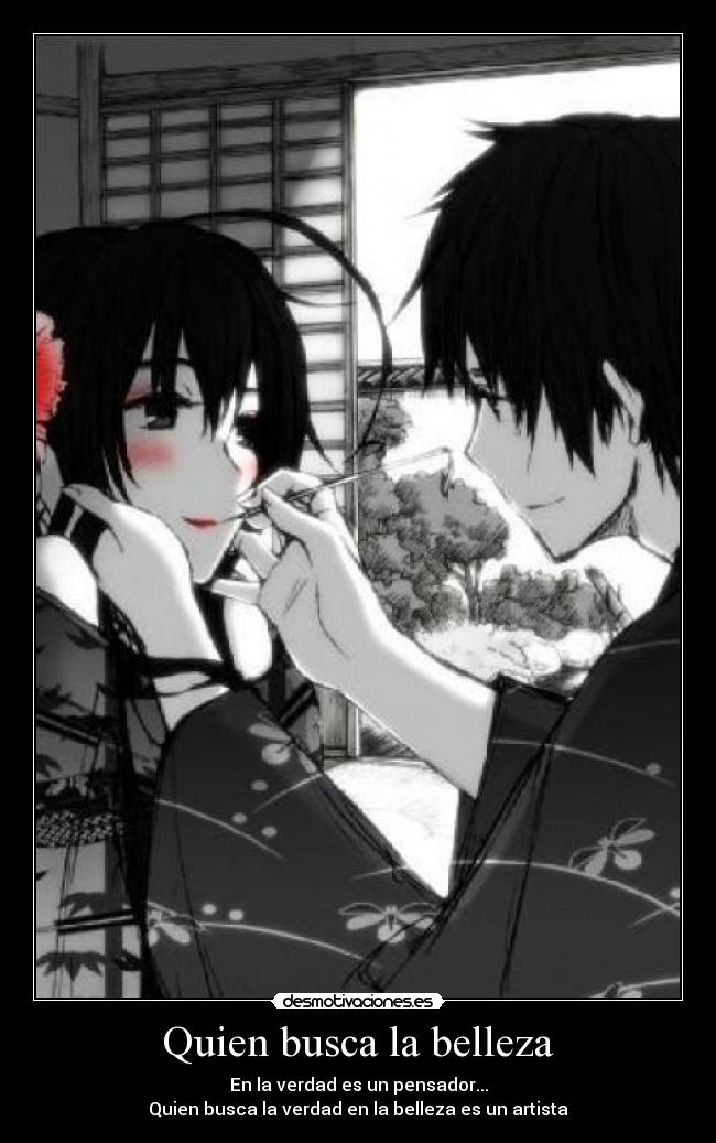 Quien busca la belleza -
