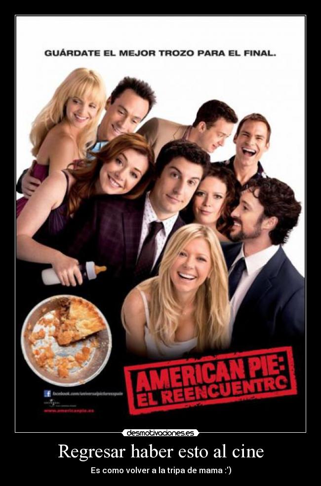 Regresar haber esto al cine - Es como volver a la tripa de mama :)