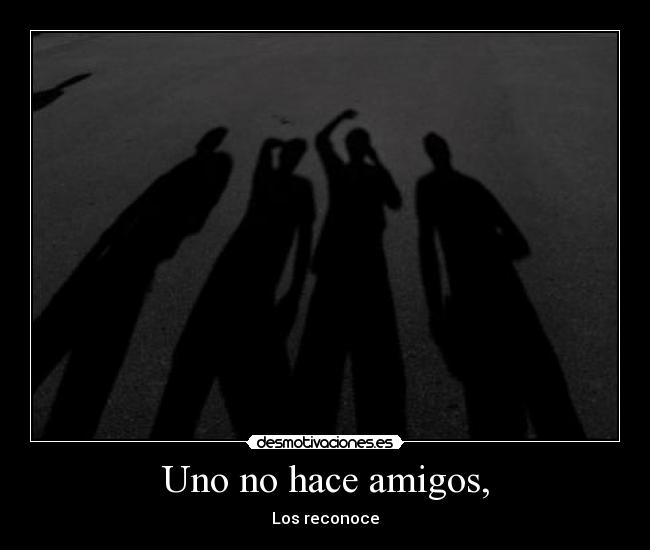 carteles amigos amigosyeeeeeixdunonoloshace desmotivaciones