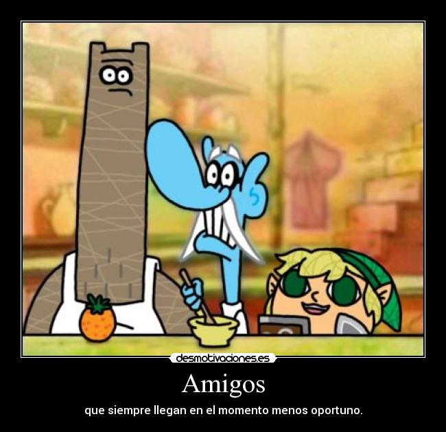 carteles amigos chowder garbanzo escalope toon link thelegendofzelda desmotivaciones