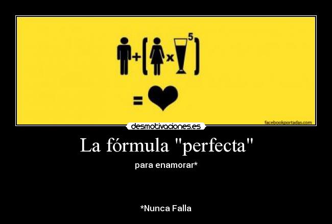 La fórmula perfecta - 