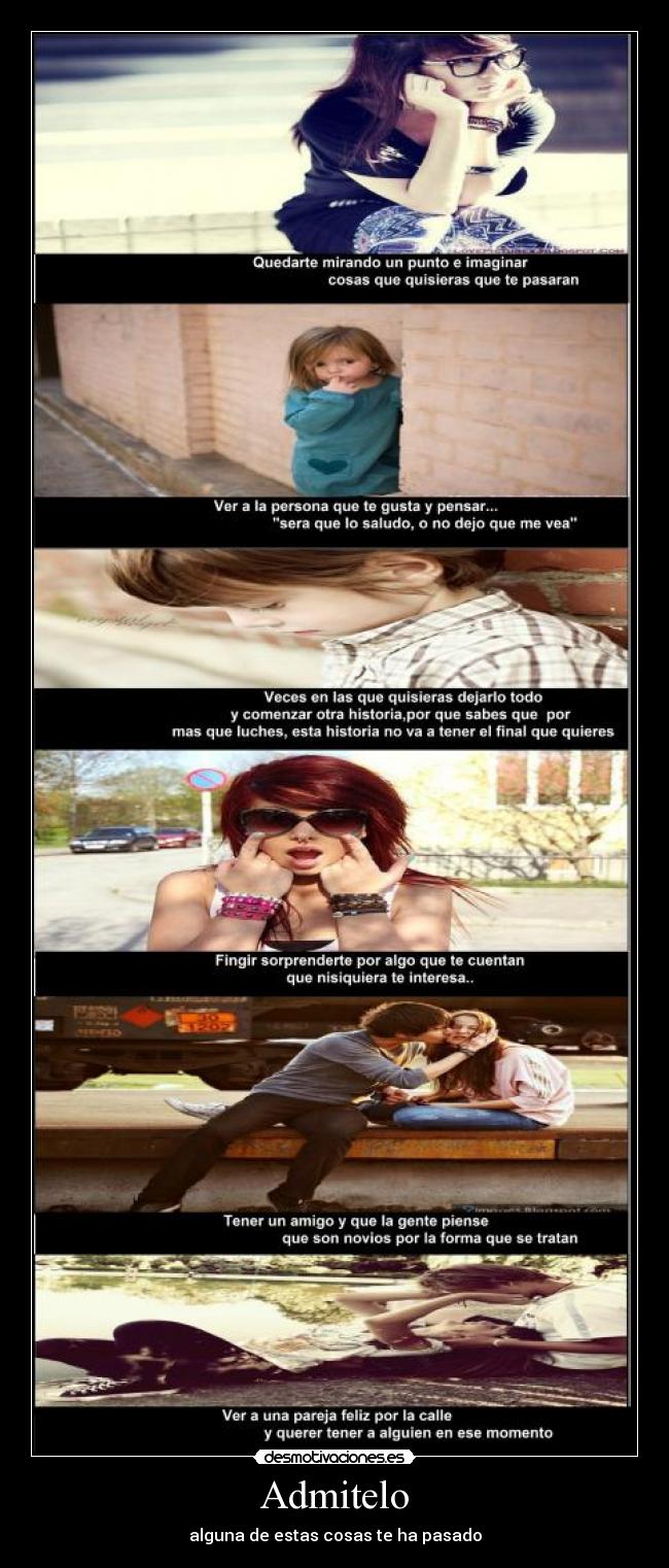 Admitelo - alguna de estas cosas te ha pasado