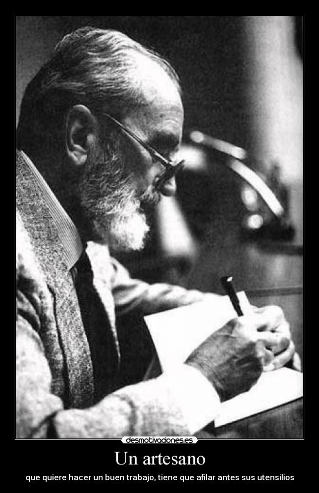 Un artesano -
