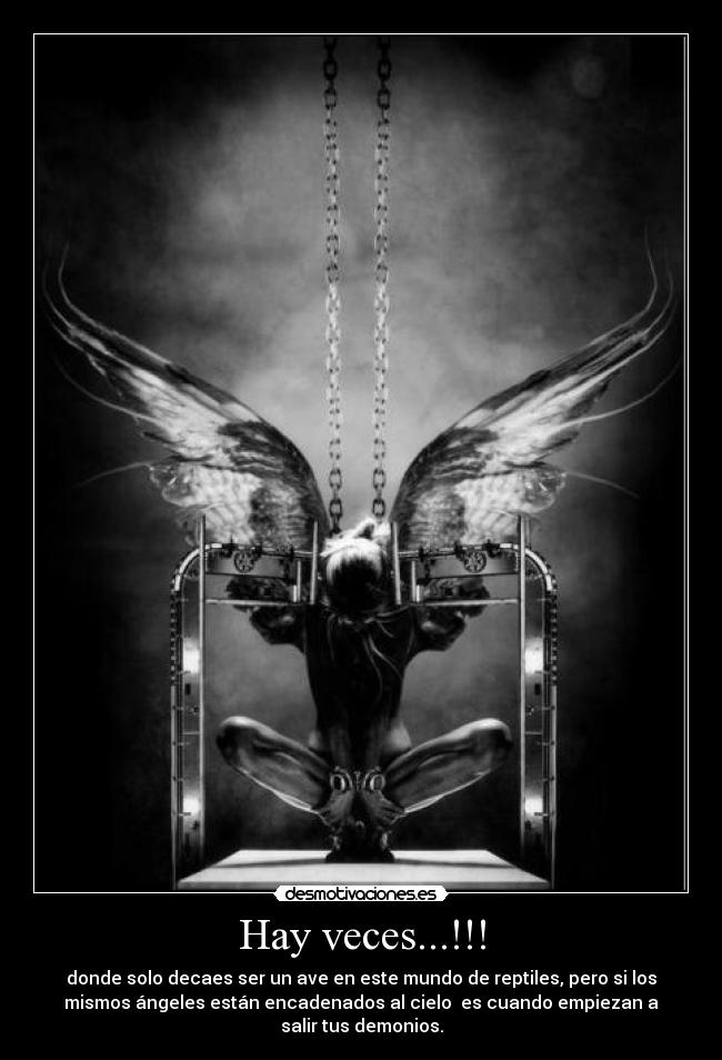 carteles the one angeles demonios desmotivaciones