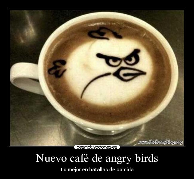 Nuevo café de angry birds - Lo mejor en batallas de comida
