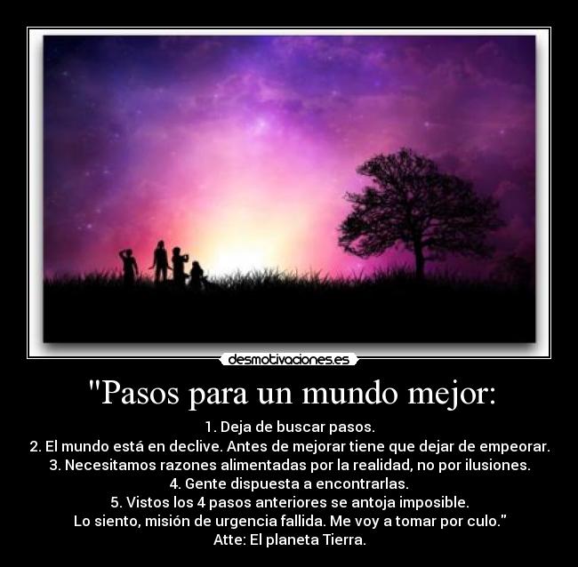 carteles mundo mundo desmotivaciones