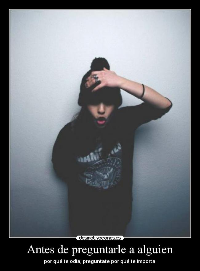 Antes de preguntarle a alguien - 