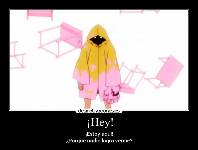 carteles bakemonogatari invisible desmotivaciones