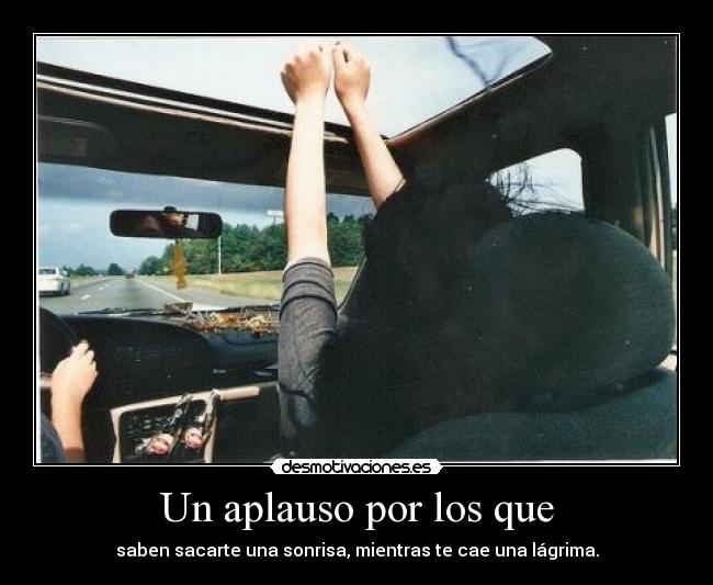 Un aplauso por los que -