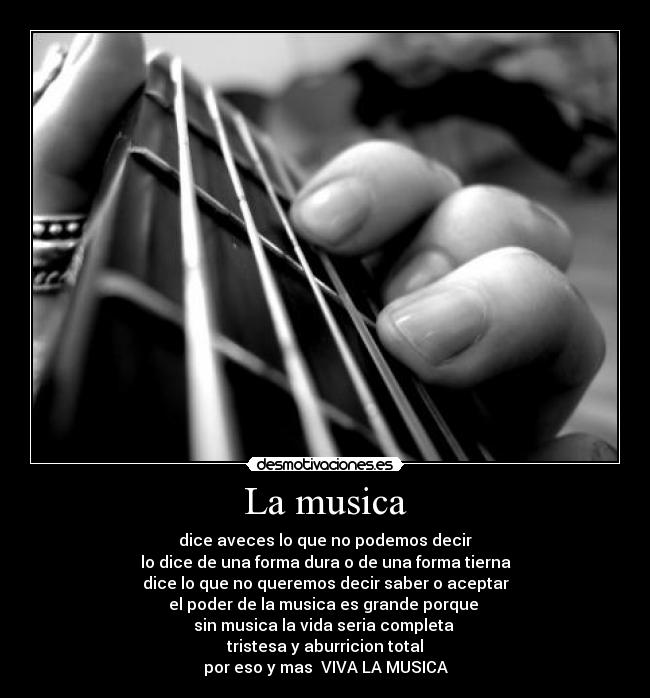 carteles musica poder musiica desmotivaciones