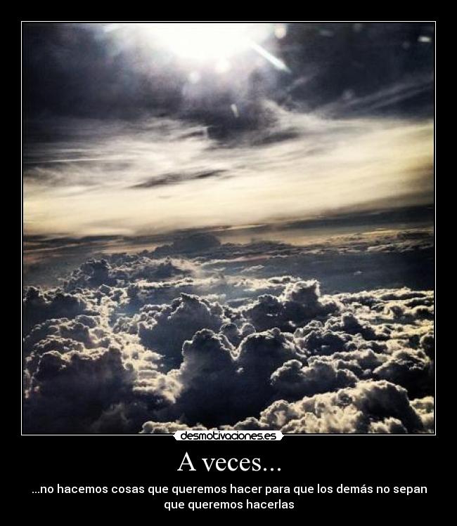A veces... - 