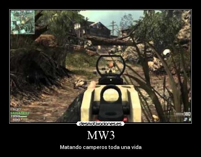 carteles mw3 desmotivaciones