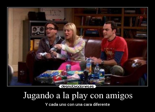 carteles amigos sheldon desmotivaciones