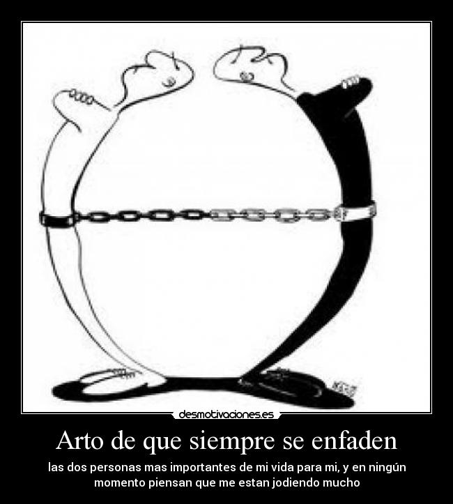 Arto de que siempre se enfaden -