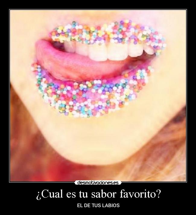 ¿Cual es tu sabor favorito? -