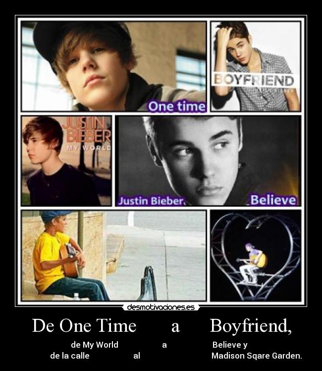 De One Time a Boyfriend, -