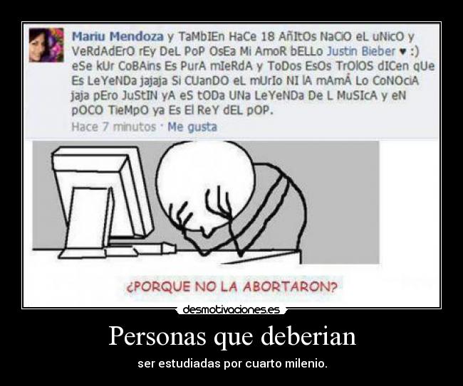 Personas que deberian -