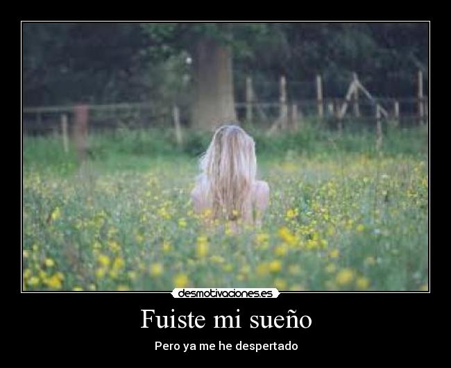 Fuiste mi sueño - Pero ya me he despertado