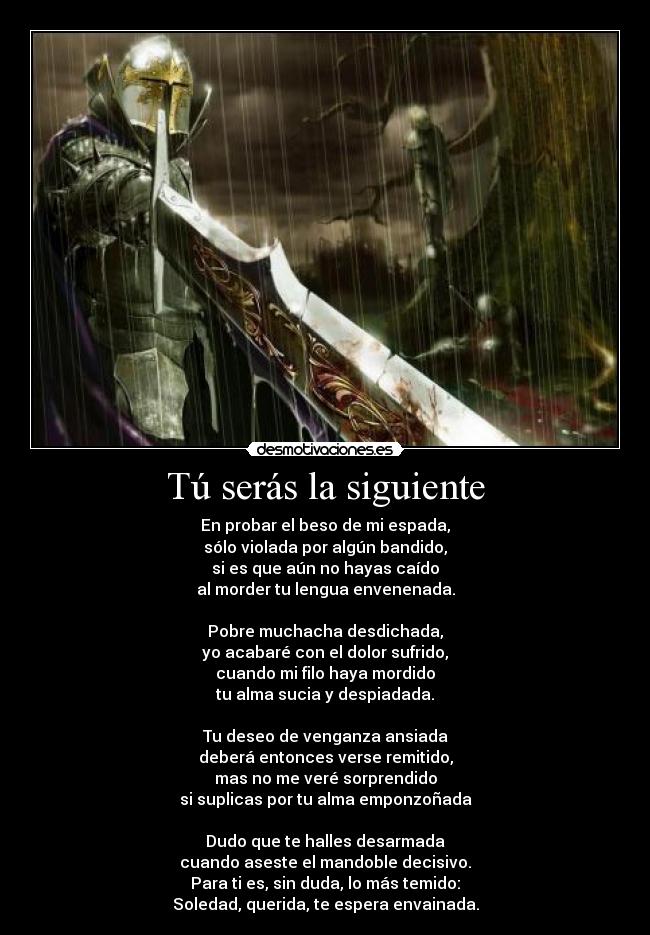 Tú serás la siguiente -