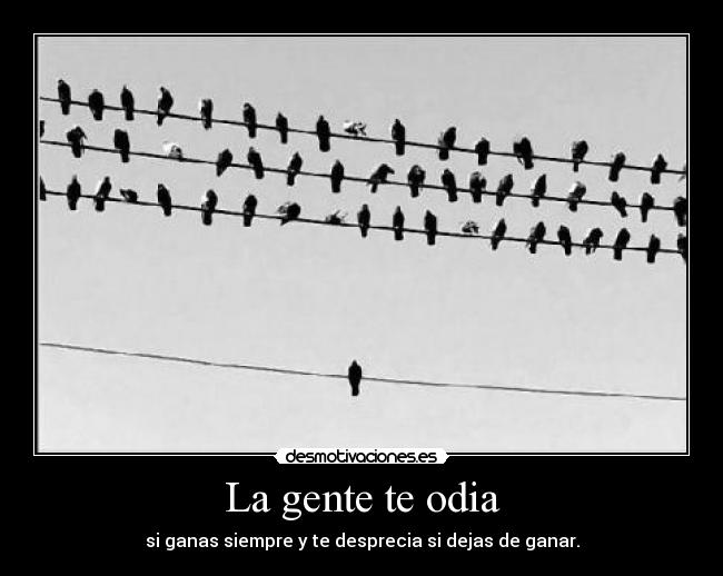 La gente te odia - 