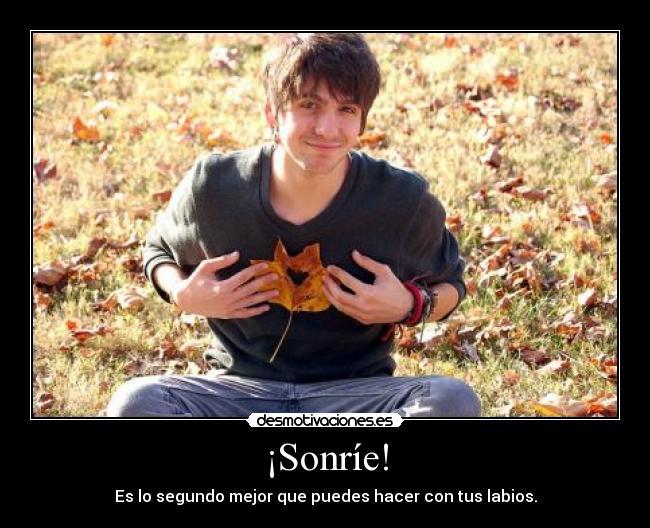 ¡Sonríe! -